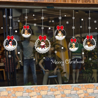Miico XL628 Christmas Sticker Home Sticker Décoration Fenêtre et Sticker Mural Shop Décoratif Stickers