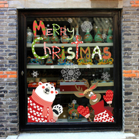 Miico XL866 Christmas Sticker Home Sticker Décoration Fenêtre et Sticker Mural Shop Décoratif Stickers