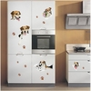 Miico 3D Creative PVC Stickers Muraux Décor À La Maison Art Mural Amovible Chien Décor Autocollant