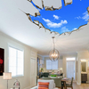 Miico3DCreativePVCStickersMuraux Home Decor Mural Art Amovible Sky Paysage Stickers Muraux