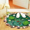Miico3DCreativePVCStickersmuraux Home Decor murale Art amovible étang Stickers muraux