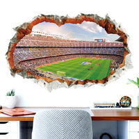 Miico 3D Stickers Muraux Créatifs Décor À La Maison Mural Art Amovible Décor De Gymnase Autocollant
