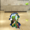 MiicoCreative3DSkyÉchelleÎle Dolphin PVC Amovible Home Room Décoratif Porte Murale Décor A