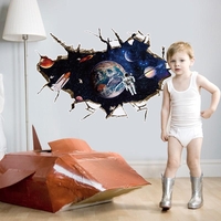 MIICOCreative3DUniversAstronautesPlanètes Amovible Home Room Décoratif Mur Décor Décor Aut