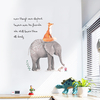 MiicoCreativeCouleurfulDessinAniméÉléphant Renard PVC Amovible Home Room Décoratif Porte M