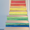 MiicoRainbowsPatternCreativeEscalierAutocollant Home Decor Mural Art Stickers muraux amovi