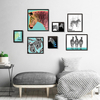 Miico Seven-dimensional Stéréo Cadre Photo Art Zebra Sticker Mural