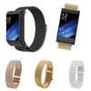 Milanese acier inoxydable magnétique dragonne Bande avec outil pour montre Garmin Vivoactive