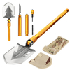 Militaire Pliant Pelle Tournevis Sifflet Décapsuleur Multifonctionnel Survie En Plein Air Camping Durgence Outils