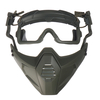 Militaire tactique multi-dimensionnel demi-masque respirant CS Cosplay Costume