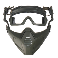 Militaire tactique multi-dimensionnel demi-masque respirant CS Cosplay Costume