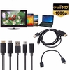 Mini 1080P MHL Micro USB vers HDMI Adaptateur de convertisseur de câble pour téléphone Android / PC / TV Adaptateur audi