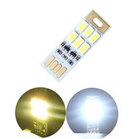 Mini 1W USB 6 LED Touch Gradation graduelle / Lumière de carte de nuit contrôlée par lumière pour ordinateur de banque d