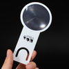 Mini 2 en 1 3X Loupe de Fresnel Règle de poche Loupe de Fresnel en PVC pour Lecture en Lecture