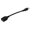 Mini 5 broches mâle vers USB 2.0 type A femelle Jack OTG adaptateur hôte câble court