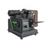 Mini Belt Sander Knife Sharpener 180W Electric Sander with 10pcs 533x30mm Sanding Belts,  Suitable for 18V battery EU Plu