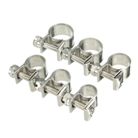 Mini bride dagrafe de tuyau dacier inoxydable de 6mm-13mm pour le tuyau dessence de tuyau de carburant