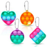 Mini Bubble Fidget Sensory Popitz Jouets Ensemble Changement Progressif Colorful Anti-Anxiété Bureau Jouets Drôle Éducat