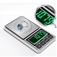 Mini échelles numériques de poche 0, 01g Backling vert pour Bijoux en or Bijoux Sterling Balance de poids Gramme Balance