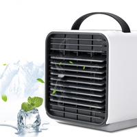 Mini climatiseur ventilateur USB charge 3 vitesses ventilateur de refroidissement réglable humidificateur de bureau avec