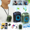 Mini cou refroidisseur dair ventilateur taille clip sur ventilateur paresseux mains libres suspendu Bande USB recha