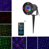 Mini décor de jardin de pelouse de lumière de fête de projecteur dynamique RVB extérieur de Noël