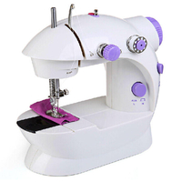 Mini Desktop coudre électrique multifonctionnel linge ménagers outils doubles points de couture