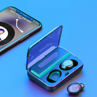 Mini double bluetooth 5.0 TWS écouteurs stéréo sans fil à réduction de bruit casque daffichage pour