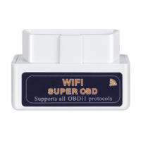 Mini ELM327 WiFi OBD2 Détecteur de diagnostic automobile sans fil V1.5 Puce PIC25K80