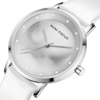 MINI FOCUS 0332L mode femmes montre cadran diamant bracelet en cuir étanche Simple dame montre à Quartz