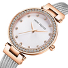 MINI FOCUS 0423L Élégant Strass Décoration Cadran 3ATM Étanche Femmes Montre-Bracelet Montre À Quartz