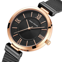 MINI FOCUS MF0272L Mode Femmes Casual Bracelet En Acier Inoxydable Étanche Causal Femme Quartz Montre
