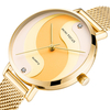MINI FOCUS MF0291L Mode Simple Diamant Étanche Milanese Mesh Strap Femmes Montre À Quartz Montre