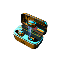 Mini G6S TWS bluetooth 5.0 écouteurs contrôle tactile LED affichage écouteurs stéréo HiFi micro Bulit-in pour Samsung