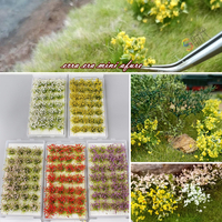 Mini Grappes De Fleurs Ciniature Modèle Militaire Modèle Scénario Train Table De Sable DIY Modélisation Architecture Pay