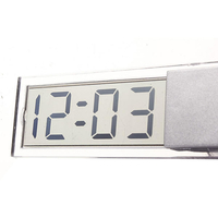 Mini horloge daffichage à cristaux liquides de Windscreedn de tableau de bord de voiture de ventouse