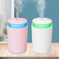 Mini humidificateur de voiture atomiseur darôme dair silencieux domestique hydratant la lumière de nuit