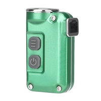 Mini lampe de porte-clés à Double interrupteur lampe de poche de chargement USB lampe de poche de camping lampe de poche