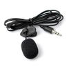 Mini Microphone Portavle de 3.5mm avec Pince à Cravate et Fermeture Éclair pour Conférences d