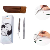 MINI Mtweezer Set Electronics Pince à épiler industrielle Anti-statique Curved Droite Pointe Forceps Réparation de télép