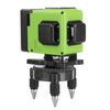 Mini niveau laser 12 lignes lumière verte mur et sol double usage automatique fil liaison compteur de niveau infrarouge