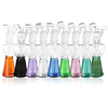 Mini pipe à eau en verre Verre borosilicaté Noir / émeraude / vert / violet / rose / transparent / bleu / jaune