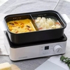 Mini poêle électrique multifonction pour pot de cuisson à partir de grille-pain à revêtement antiadhésif pour machine à