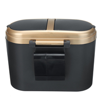 Mini poubelles de voiture poubelle bureau poubelle table bureau à domicile poubelle avec couvercle