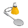 Mini raquette de badminton et balles porte-clés de sport pendentif porte-clés porte-clés