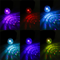 Mini RGB LED Disco Party Light Ball Mobile Phone USB Contrôle du son Crystal Magic Lamp For Car Hime Christmas