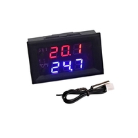 Mini régulateur de thermostat micro-ordinateur DC 12V 20A Thermomètre réglable numérique -50-110