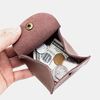 Mini sac à monnaie rétro en cuir véritable pour femmes Petit sac de rangement Sac pour écouteurs