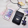 Mini sac de portefeuille universel dépaule de fenêtre tactile décran vertical pour Smartphone de 6 pouces