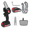 Mini scie à chaîne électrique sans fil outil de coupe rechargeable portatif pour le travail du bois